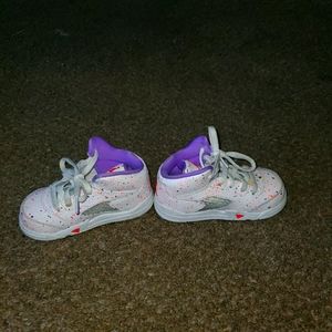 Jordan Retro 5 TD White/Laser Crimson/Purple